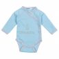 Preview: Milarda Baby Body Wickelbody "I love Oma & Opa", blau-grau, Gr. 50-74