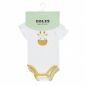 Preview: BOLEY Baby Body Kurzarm, Safari, 3er-Pack, weiß, Gr. 50-86