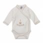 Preview: Milarda Baby Body Wickelbody "I love mama", creme, Gr. 50-62