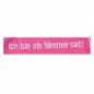 Preview: Milarda Baby Body Wickelbody "Ich bin ein Nimmersatt", pink, Gr. 50-62