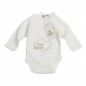 Preview: Milarda Baby Body Wickelbody "I love PAPA", creme, Gr. 50-74