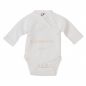 Preview: Milarda Baby Body Wickelbody "Kuschelfaktor = 100%", creme, Gr. 50-56