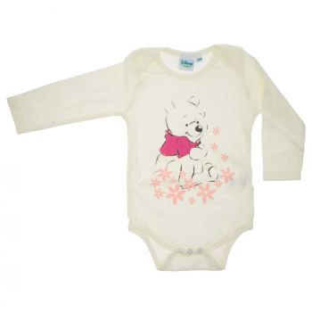 Disney Winnie Puuh Body, 2 Stück, creme-rosa, Gr. 62/68-80/86