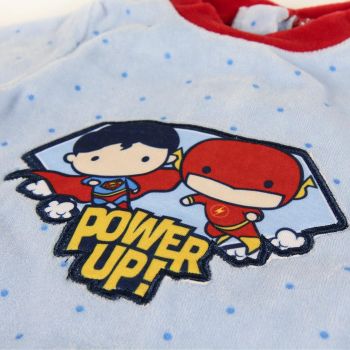 Superman Baby Strampler Power up, Nicki, blau, Gr. 1-9 Monate