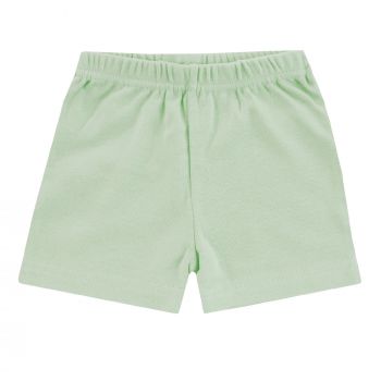 BOLEY Baby Shorts, Safari, 2er-Pack, weiß-grün, Gr. 56-92