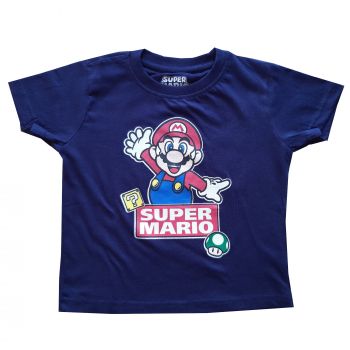 Super Mario Jungen Tshirt, dunkelblau, Gr. 98-128