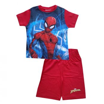 Spiderman Shorty Pyjama, rot, Gr. 98-128