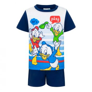 Disney Donald Duck Tick, Trick, Track Baby Shorty, Schlafanzug, blau, Gr. 71-86