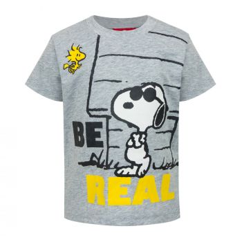 Peanuts Snoopy Baby Tshirt, grau, Gr. 68-86