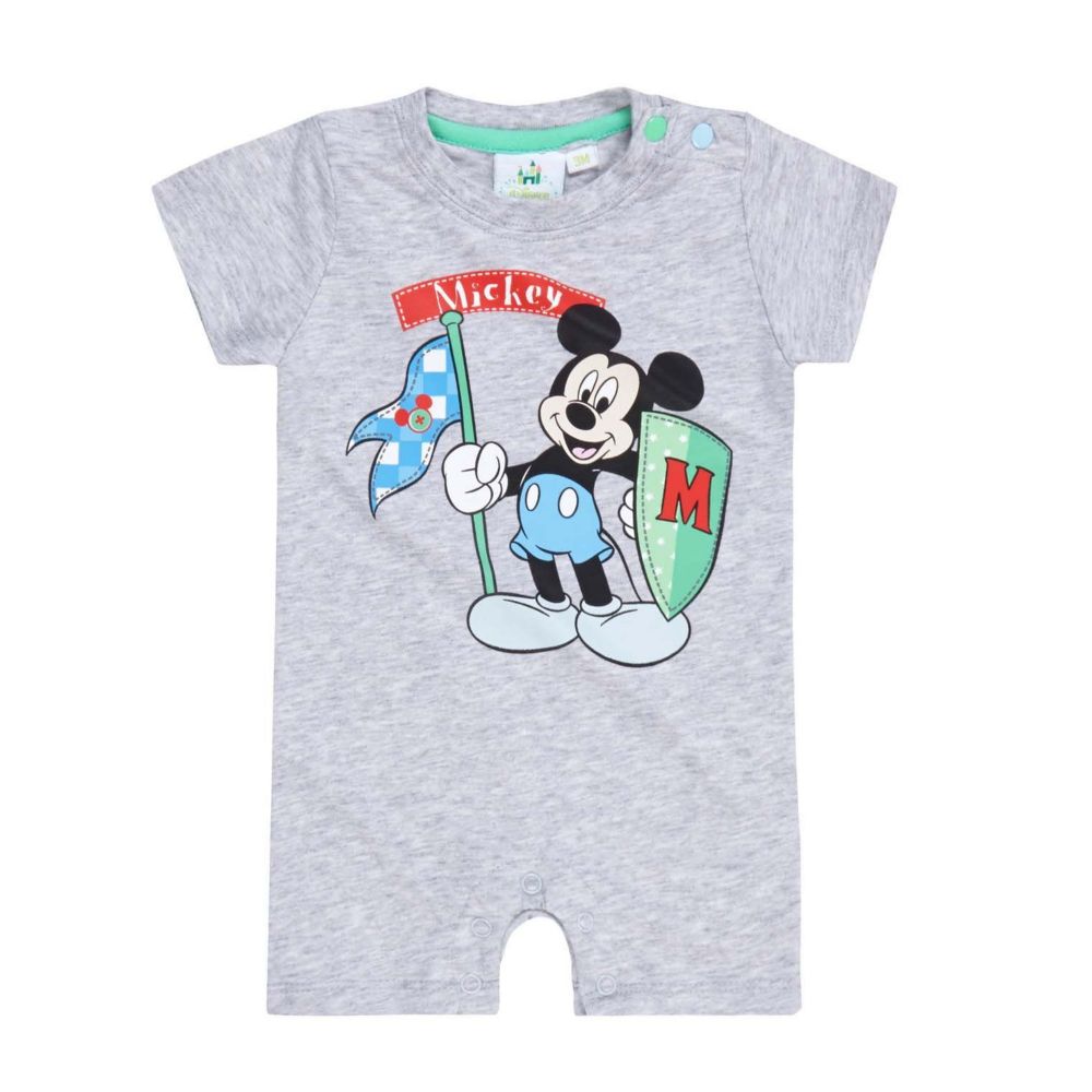 Disney Mickey Anzug, Overall, Spieler, grau, Gr. 62-92