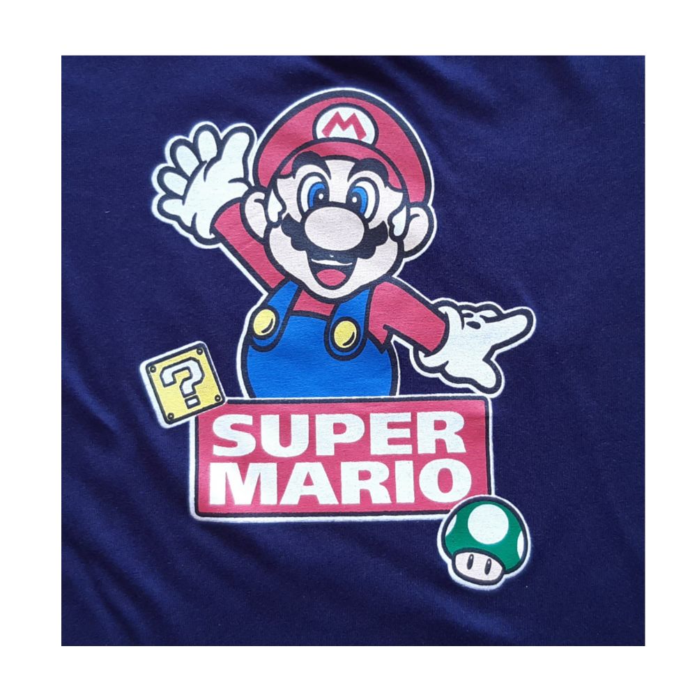 Super Mario Jungen Tshirt, dunkelblau, Gr. 98-128