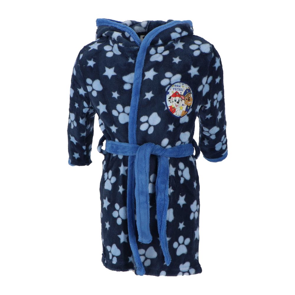 Paw Patrol Jungen Bademantel, blau, Gr. 98/104 - 122/128