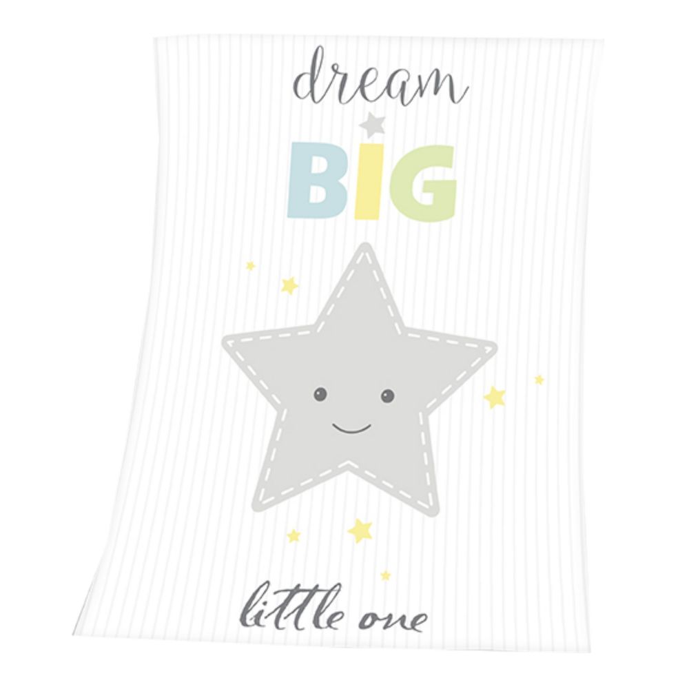 Baby Decke Flauschdecke Star, Herding, 75 x 100 cm