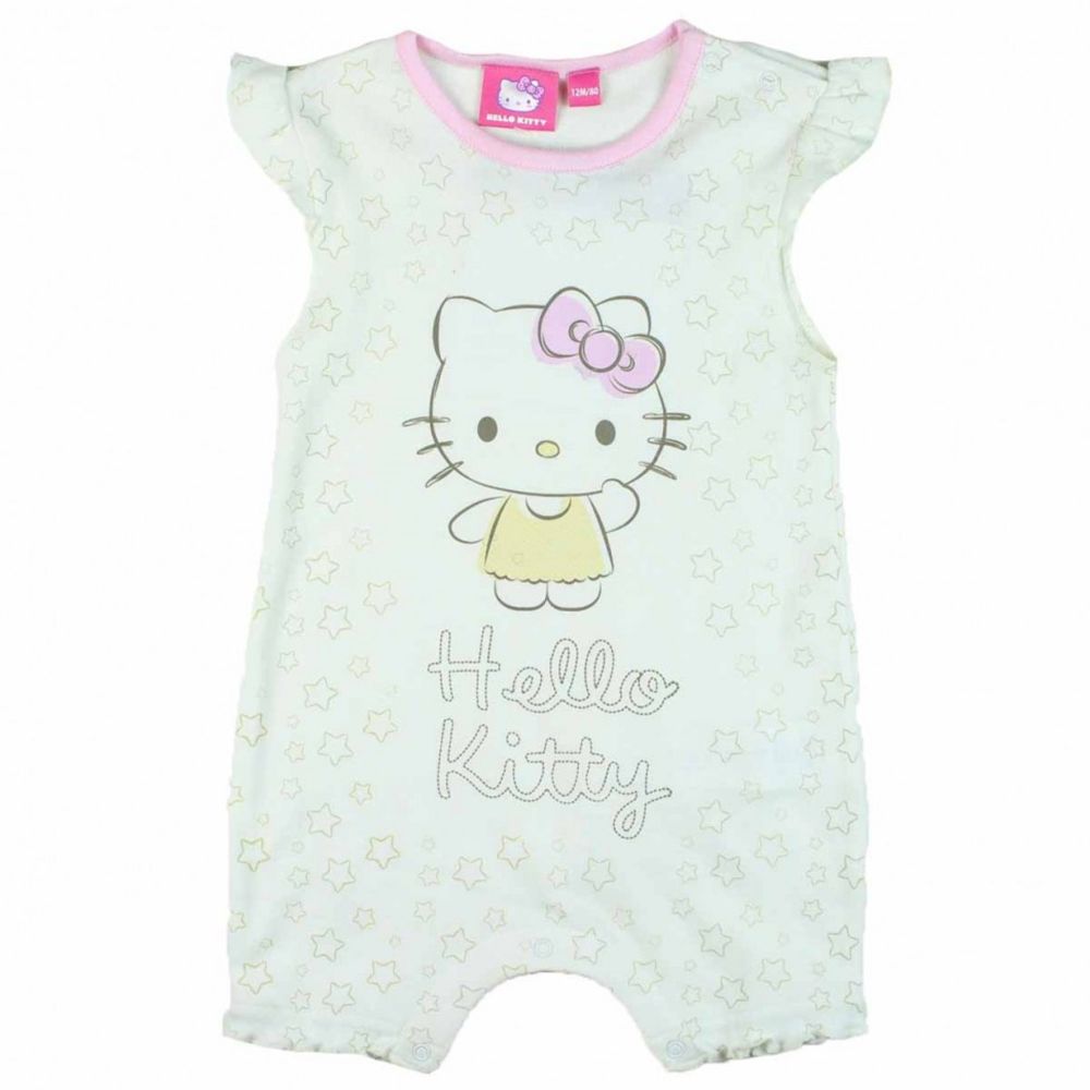 Hello Kitty Spieler Einteiler Overall, beige-rosa, Gr. 62-92