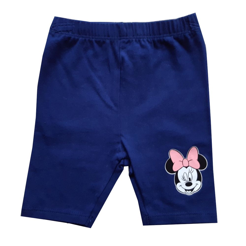 Disney Minnie Set Zweiteiler, weiß-blau, Glitzerdruck, Gr. 62-92