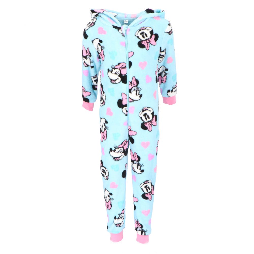 Disney Minnie Jumpsuit, hellblau, Gr. 98/104-122/128