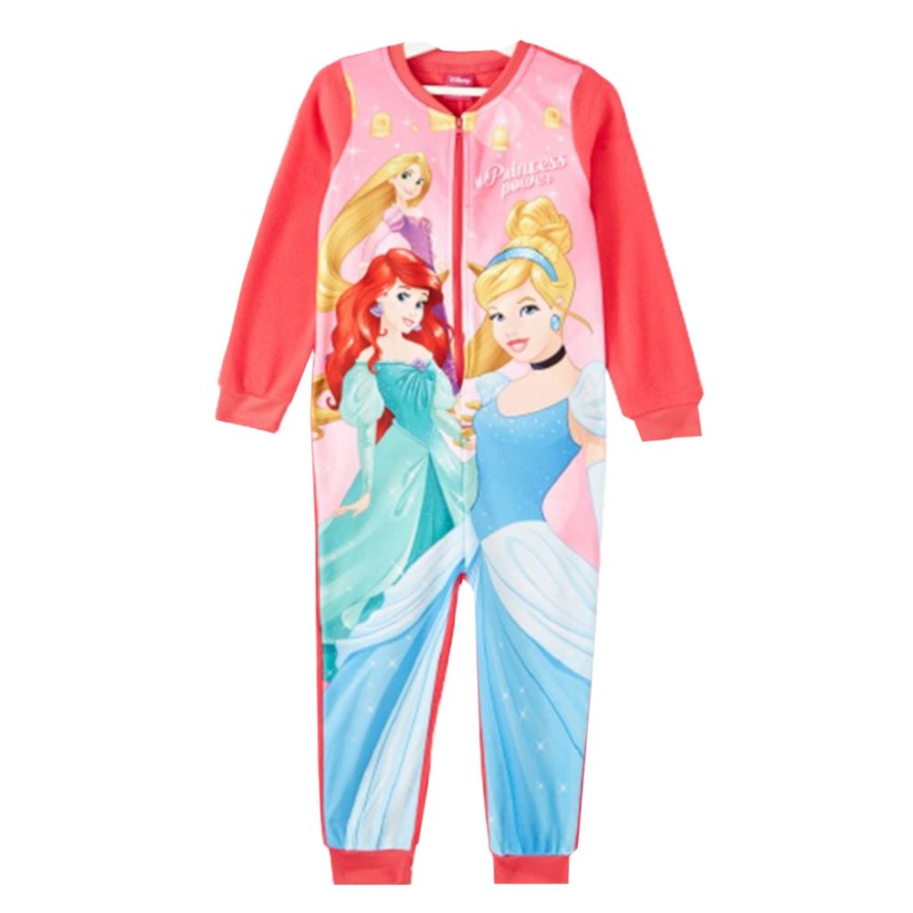 Disney Princess Mädchen Jumpsuit, rot, Gr. 92/98-116/128